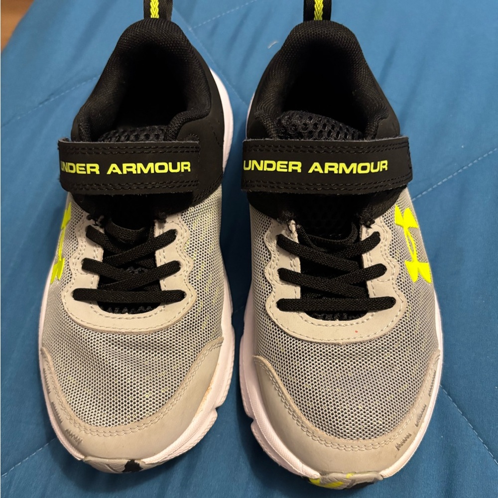 Under Armour Kids' Black and White Sneakers